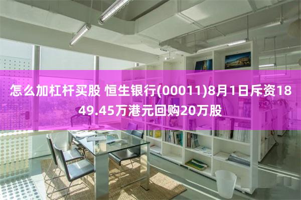 怎么加杠杆买股 恒生银行(00011)8月1日斥资1849.45万港元回购20万股