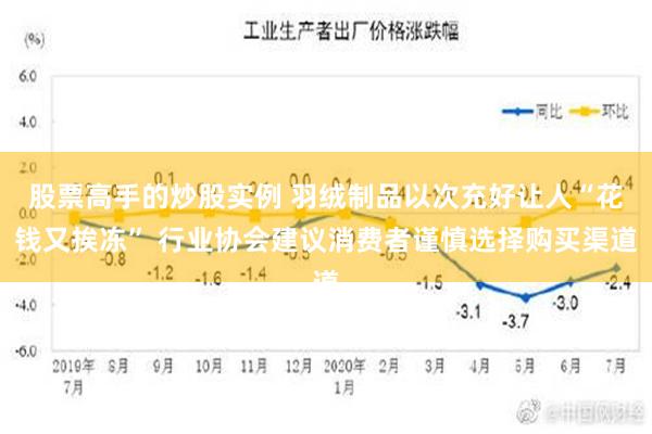 股票高手的炒股实例 羽绒制品以次充好让人“花钱又挨冻” 行业协会建议消费者谨慎选择购买渠道